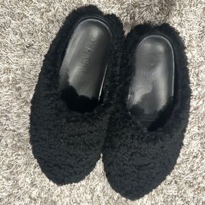 Mens Marni Fusbsbet Shearling slides